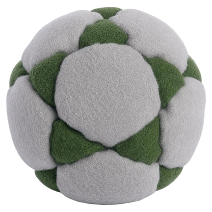 32 panel sand filled footbag gray